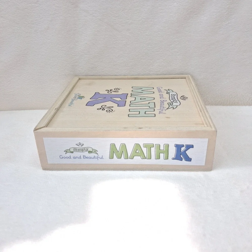 The Good and the Beautiful Math Kindergarten Wooden Box *INCOMPLETE*